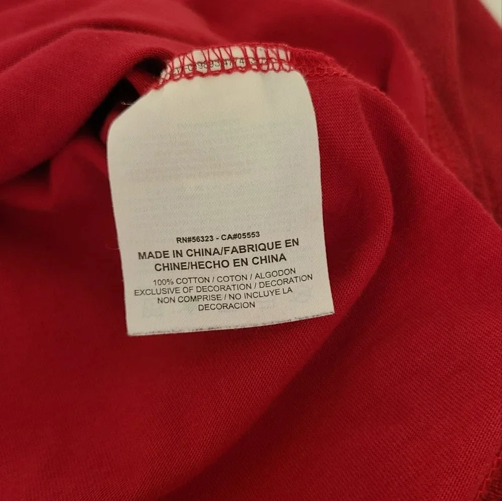 Jordan mens tshirts long sleeve sz.S red